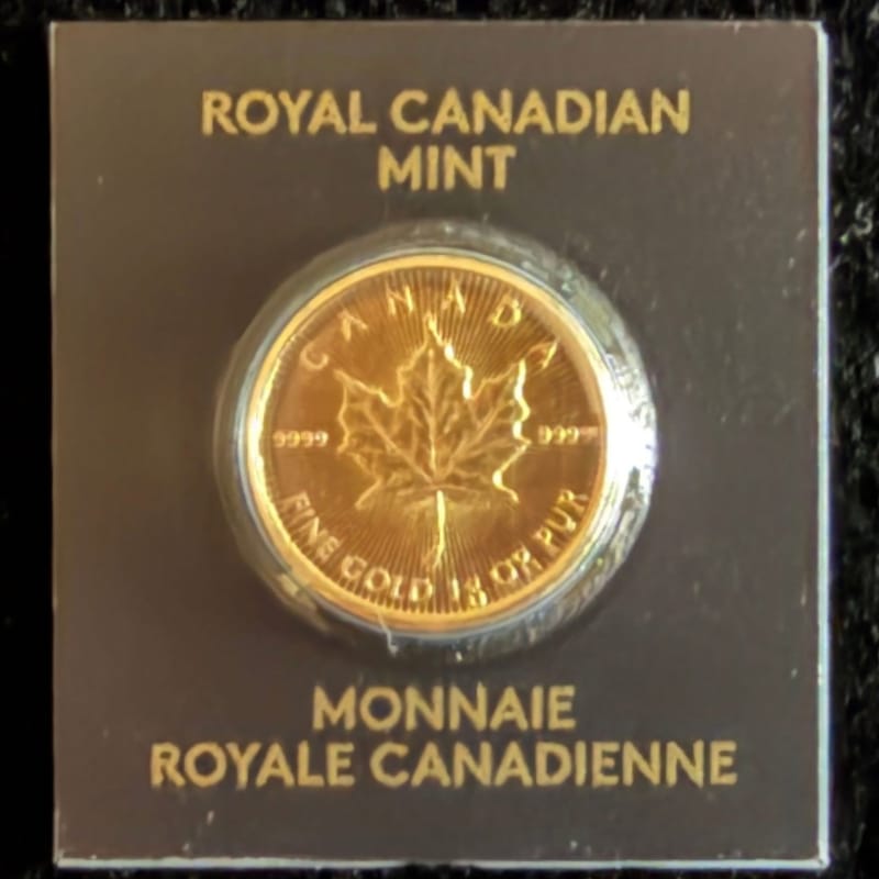 2026 Canada 1g Gold Maple Leaf .9999 Fine Gold