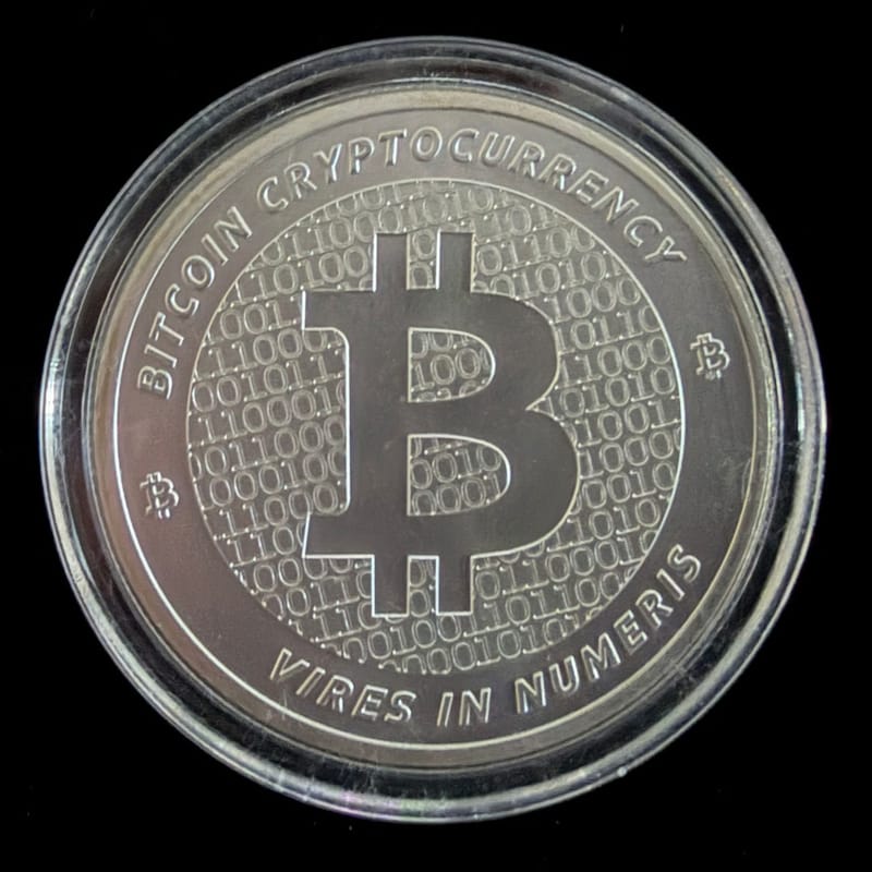Bitcoin 1 oz .999 Fine Silver Round