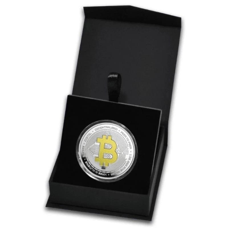 2025 Niue Bitcoin 1 oz Colorized Silver Round