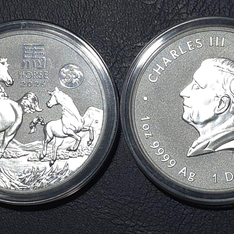 1oz Australian Lunar Year of the Horse 2026 Silver