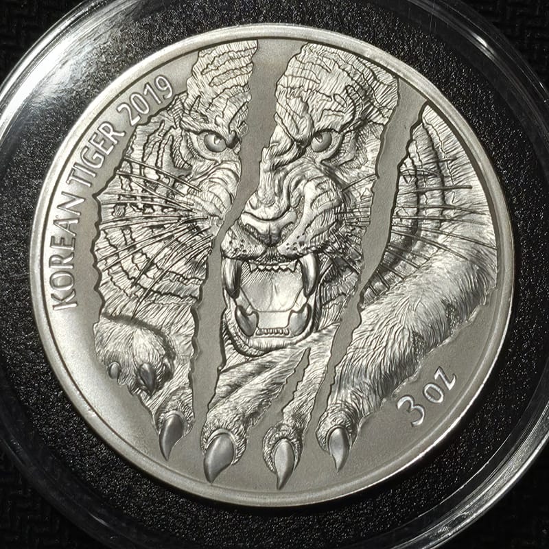 3 OZ 2019 South Korean Silver Tiger – ONLY 2800 