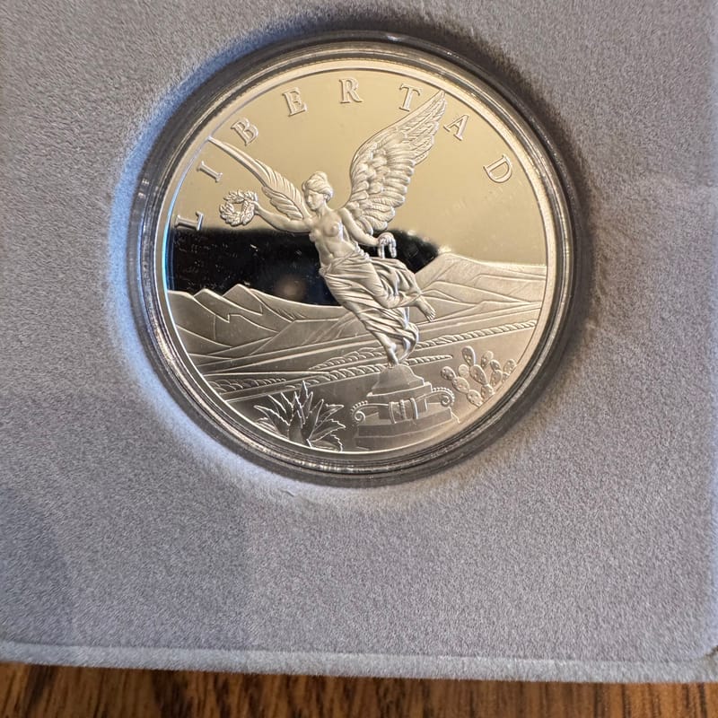 2025 1 ounce silver .999 Libertad 1000 Satoshi