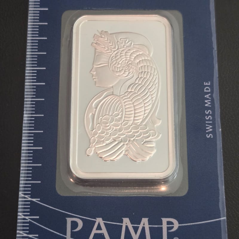 1oz Silver Bar - PAMP Suisse Lady Fortuna .999