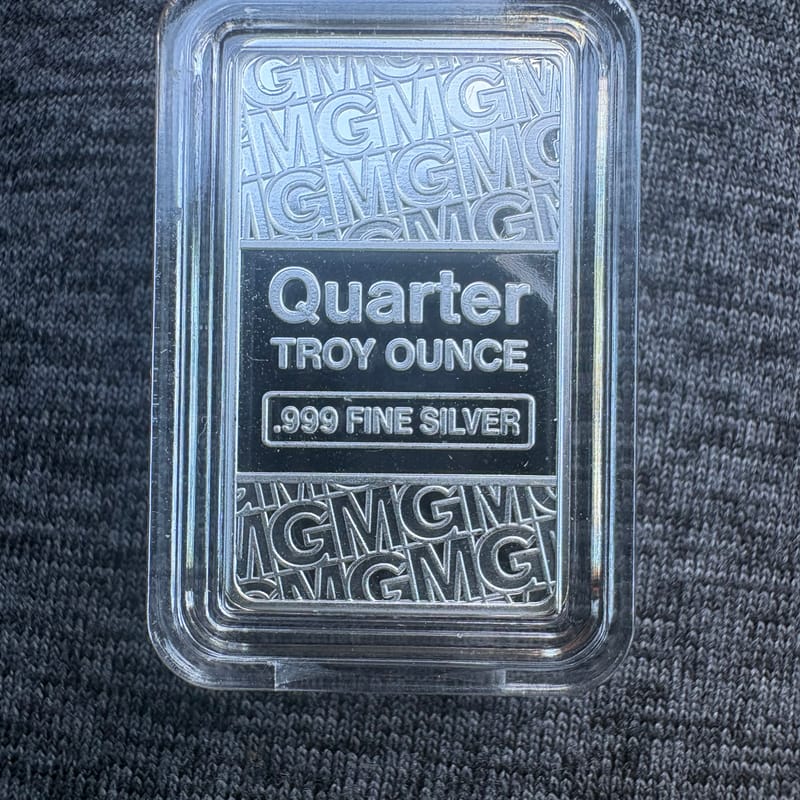 GovMint 1/4 oz .999 Fine Silver Bar in Capsule