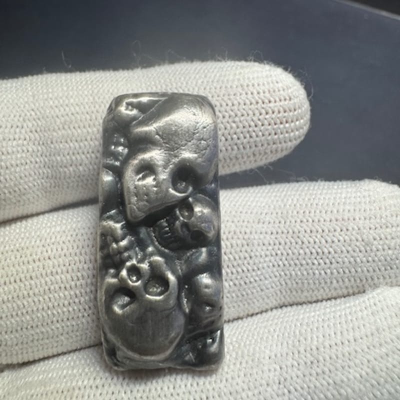 Antiqued Wild Pig Hand Poured Skull 2 oz Bar