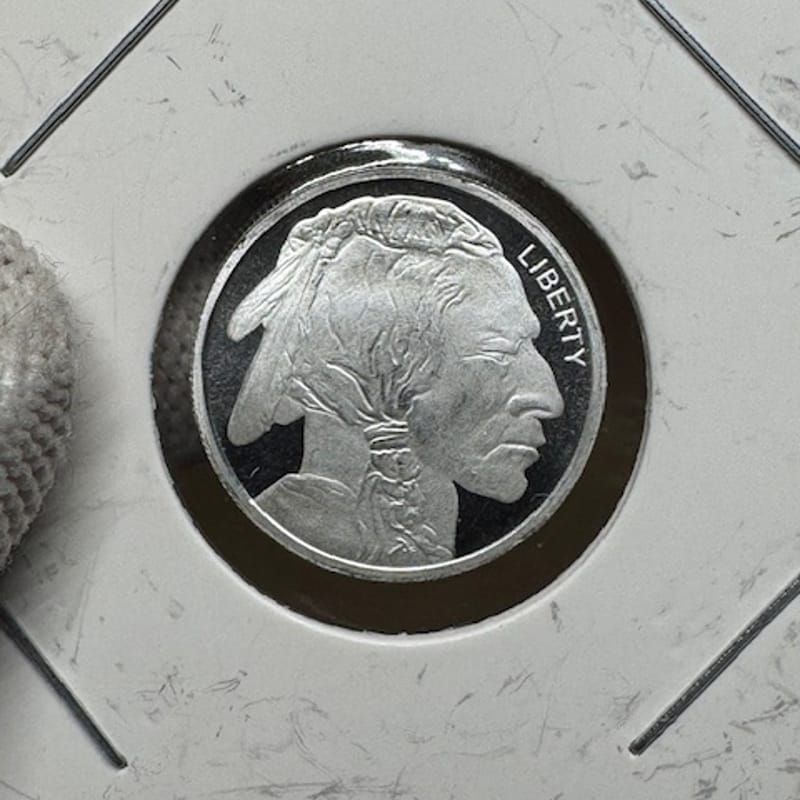 1/10 oz Liberty Indian Head Buffalo Proof Round