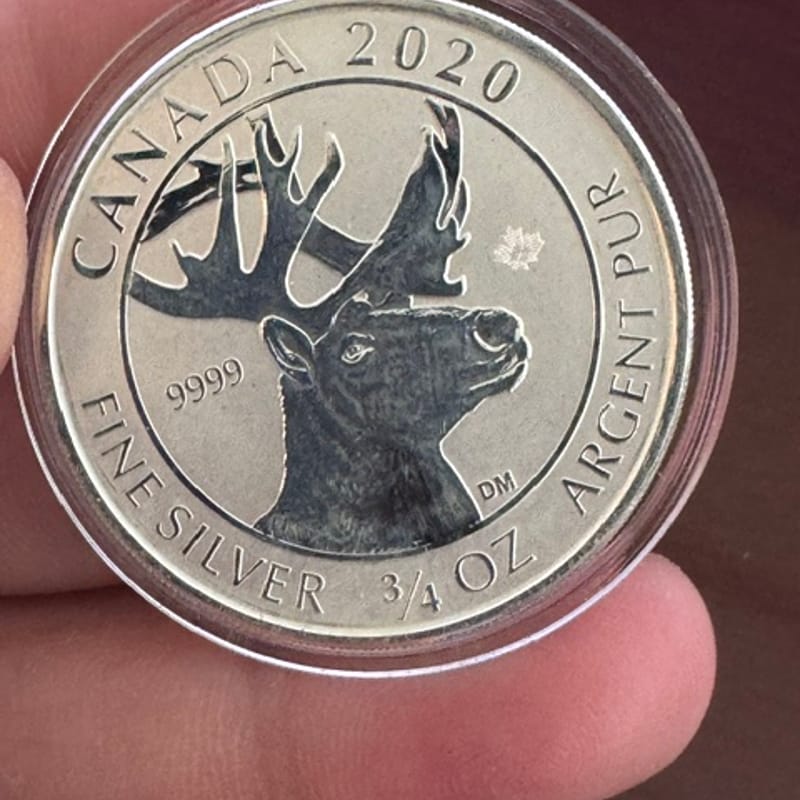 AT SPOT 3/4oz 2020 Canada $2 Reverse Proof .9999