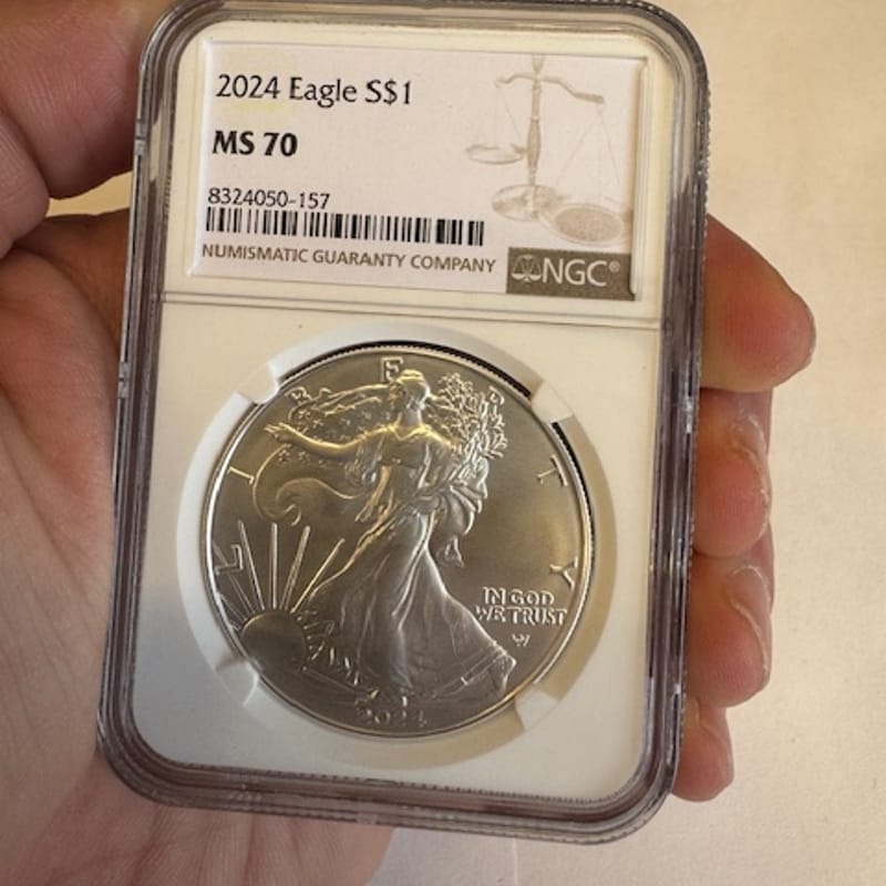 **DEAL** MS70 2024 American Silver Eagle NGC