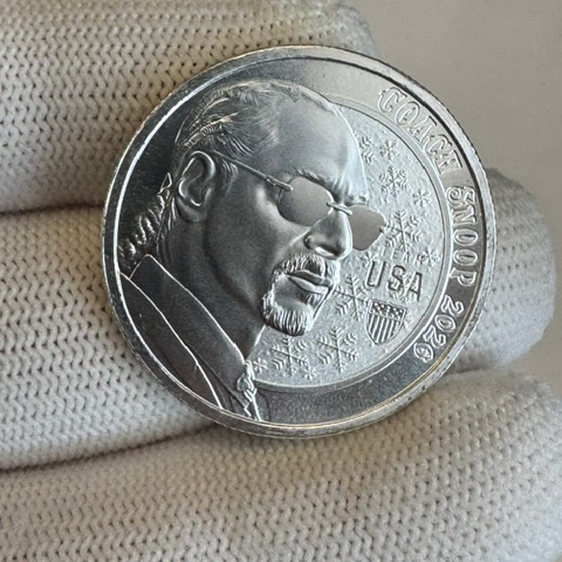 🔥 FO' SHIZZLE 🔥 SNOOP 2026 1/2 OZ .SILVER ROUND