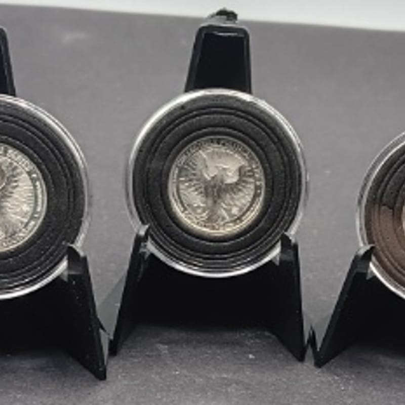 5x 1/10 oz Silver Rounds
