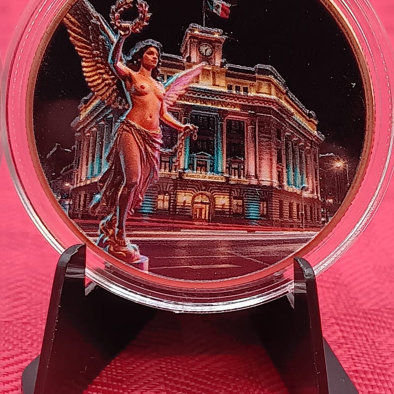 2026 Banco De Mexico Angel Colorized 1 oz Copper