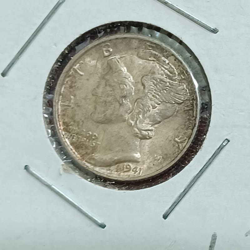 1941-P Mercury Dime 90% Silver US Coin XF