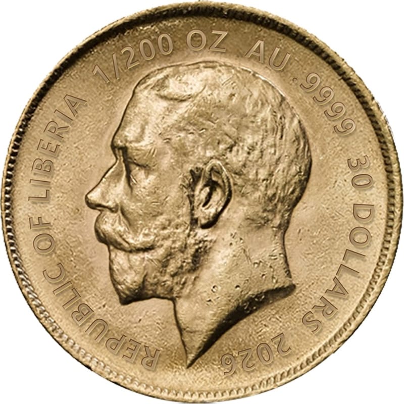 1/200 oz Gold Coin .9999 Pure Gold St. George 2026