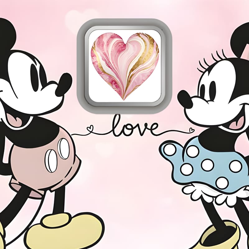 Mickey Steamboat Love 1g Silver Bar