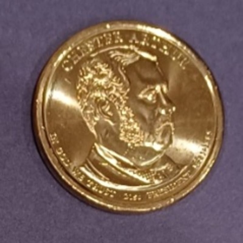 2012-D Presidential Dollar Chester Arthur