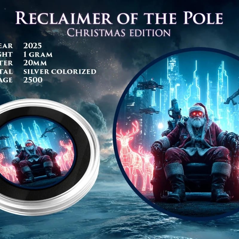 2025 Reclaimer of the Pole 1g Silver Round .999