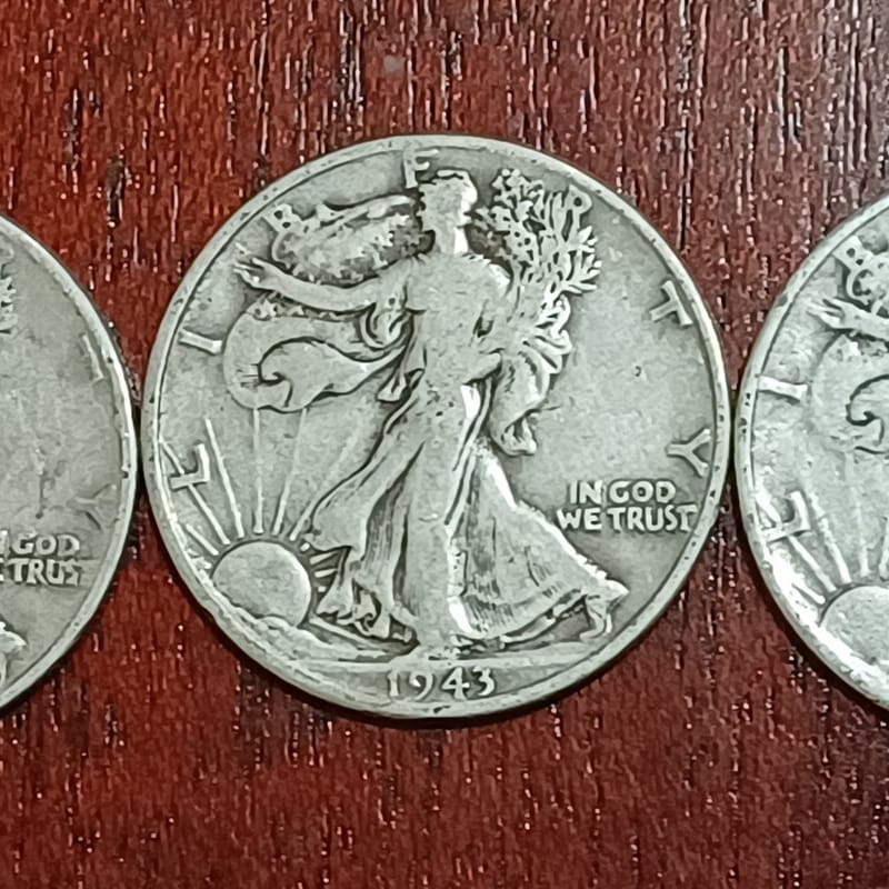SPOT💰 1942-1944 Walking Halves 1 oz. Silver 90%