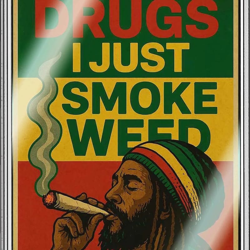 2026 Ghana I JUST SMOKE WEED 5 Gram Silver Foil