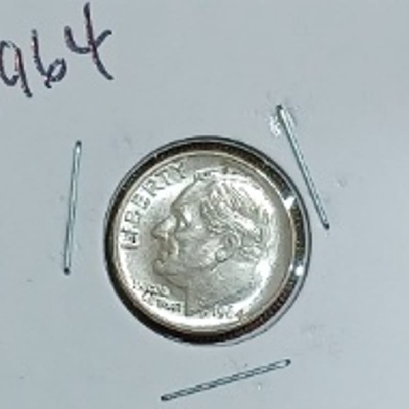 1963-D 1964-P-D Roosevelt Dimes 90% Silver Coins