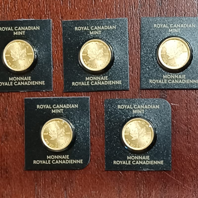 2019 Canada Maple Leaf 1g Gold Coin .9999 Pure