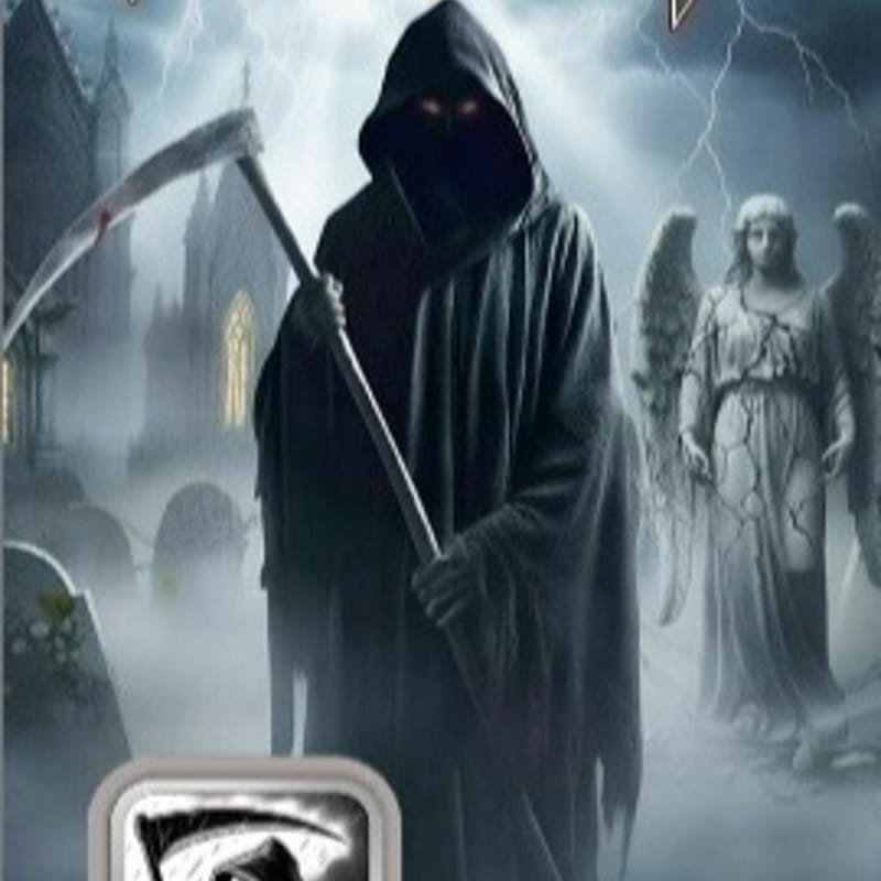 Gram Reaper 1 g Silver Bar Carded Colorized BU