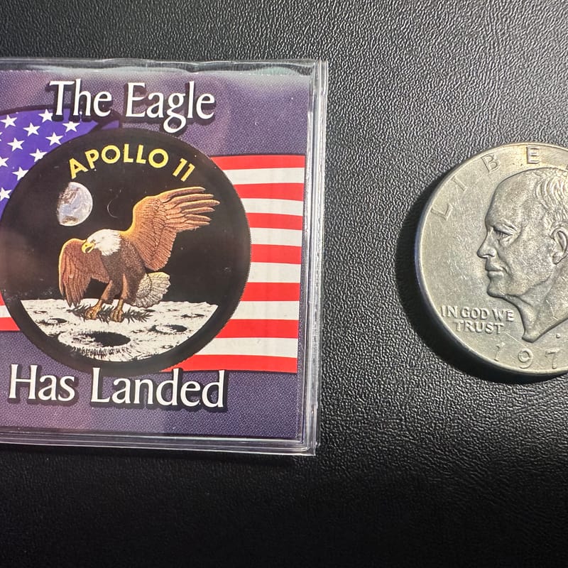 Eisenhower Dollar 1977 Apollo 11 The Eagle Landed