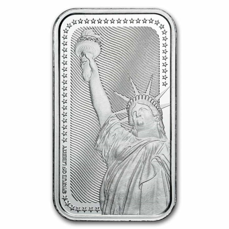Statue of Liberty Silver Bar