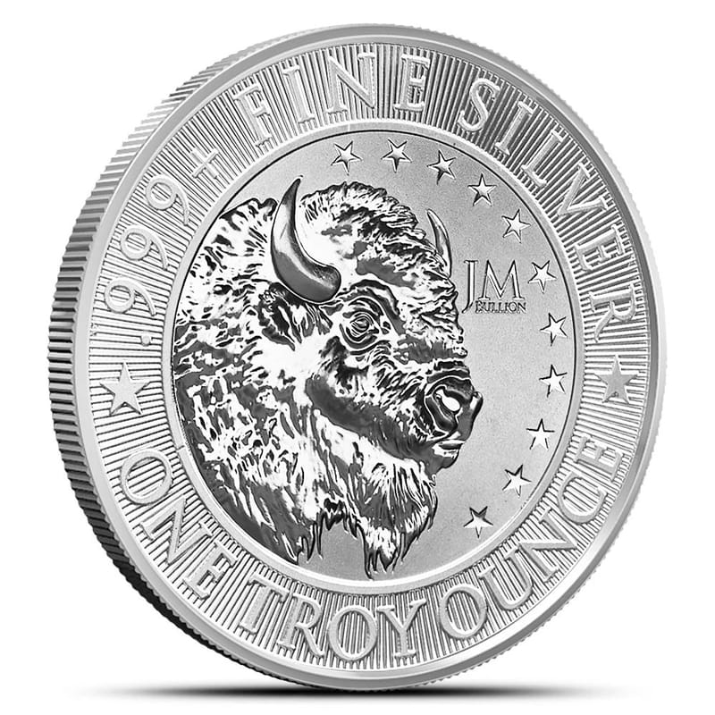 1 oz JMB Reverse Proof Buffalo Silver Round