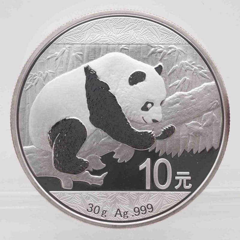 2016 Chinese Panda 30g/1oz Silver Coin 