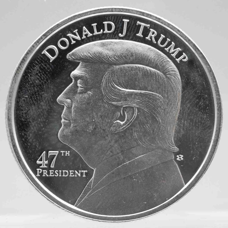 2024 Trump 47th President 1oz Silver Round