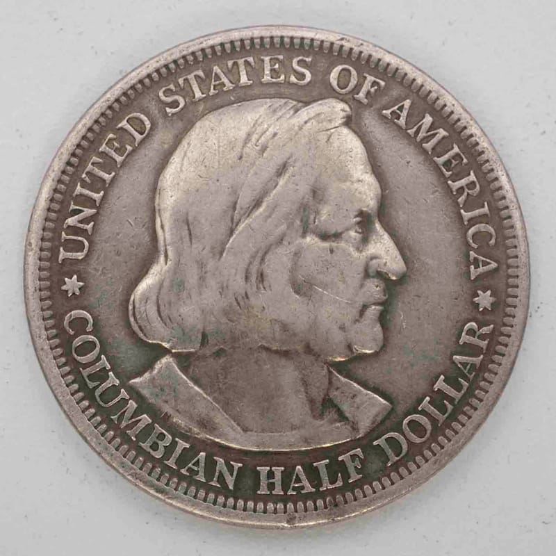 1893 Columbian Expedition Silver Half Dollar