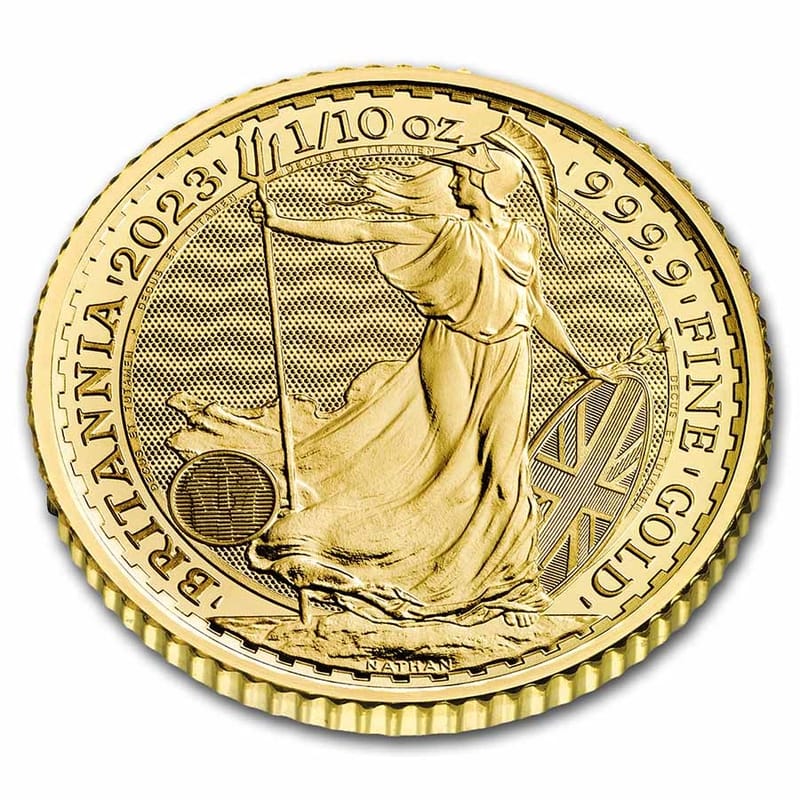 Rare 2023 Queen effigy 1/10 oz Gold Britannia