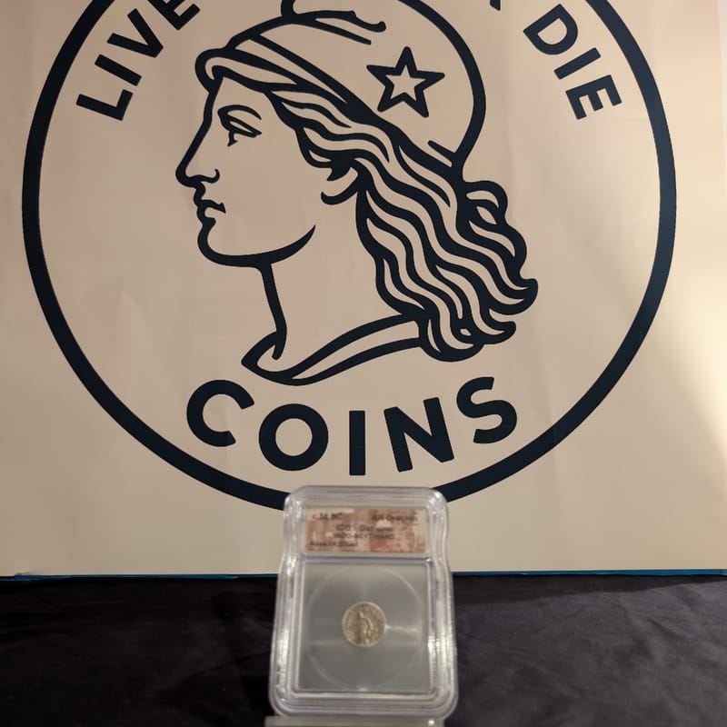 Azes I/II Indo-Scyrhians Silver AR Drachm 58BC