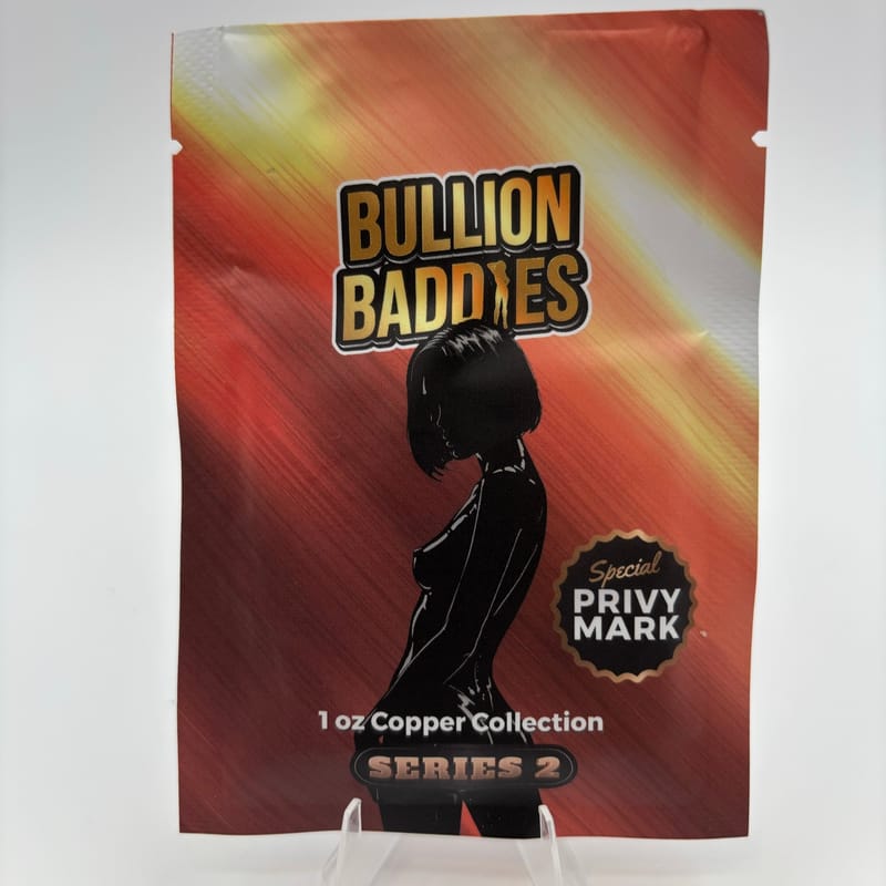 Bullion Baddies 1oz Copper W/Redem chance Sealed!