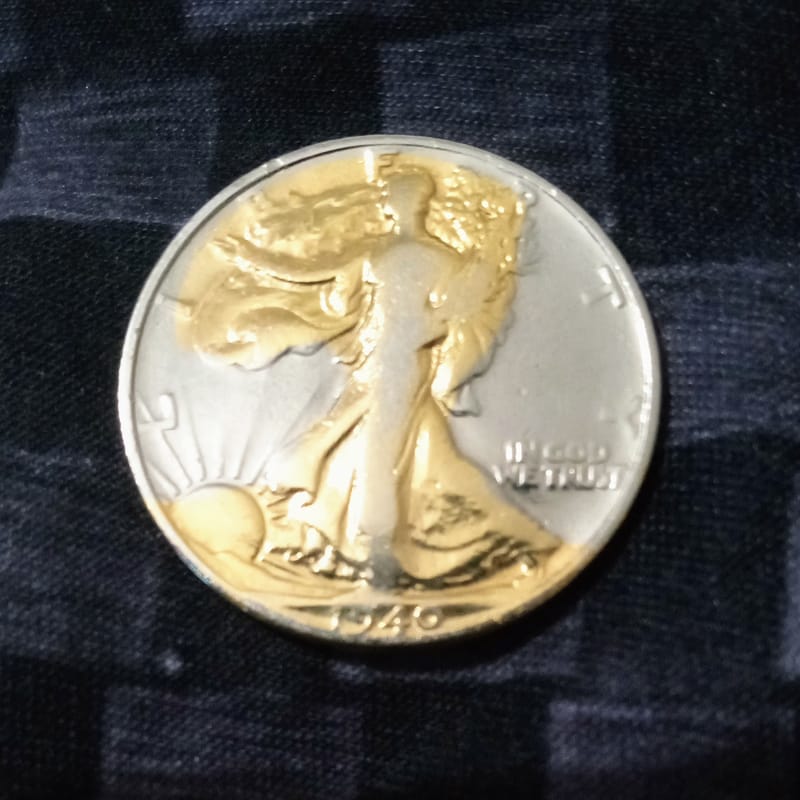 1940 Walking Liberty Half Dollar - Gilded - 90%